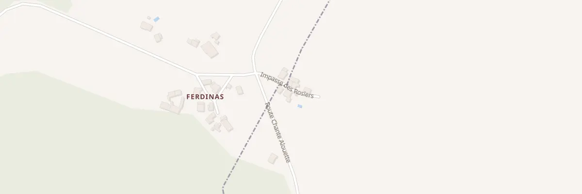 Plan de la Grand Acaud à Hautefaye