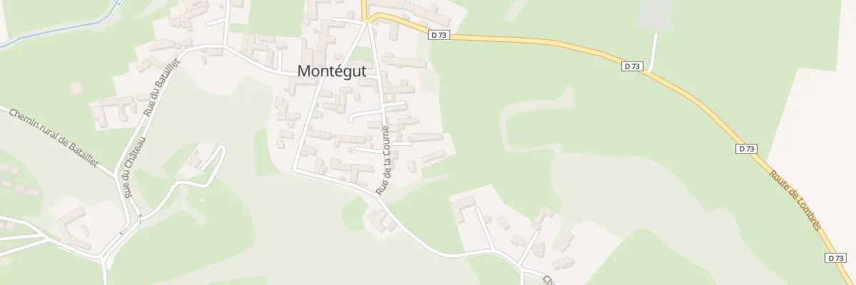Plan du 4 Imp de la Coume à Montégut