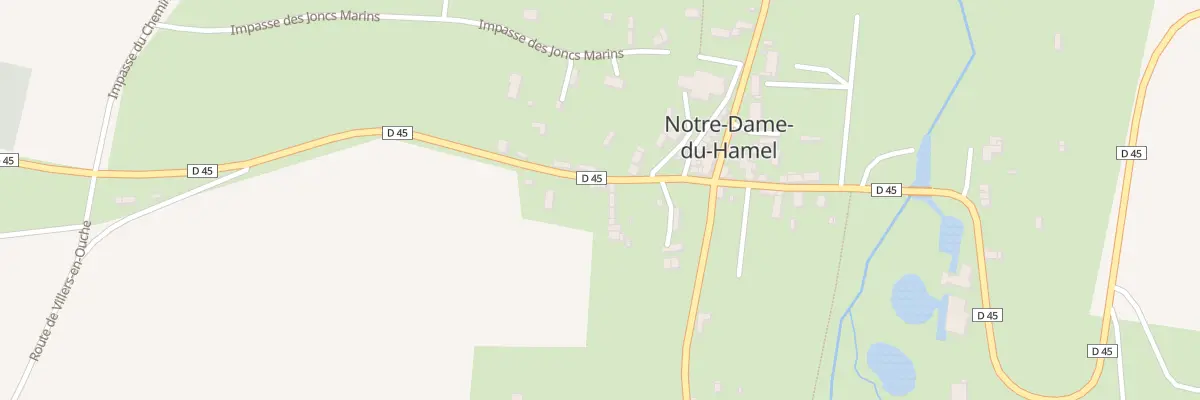 Plan du 83 Rte de Verneusses à Notre-Dame-du-Hamel