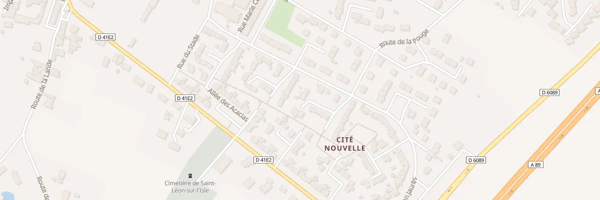 Plan du 6 Rue des Chênes à Saint-Léon-sur-l’Isle