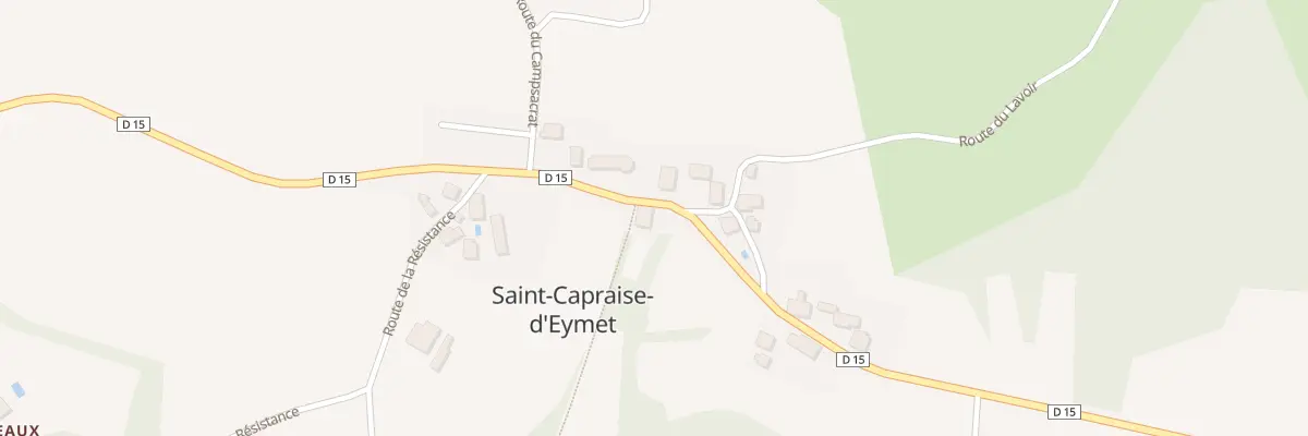 Plan du 30 Le Bourg Sud à Saint-Capraise-d’Eymet