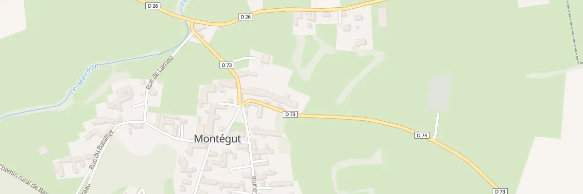 Plan du 6 Rte de Lombres à Montégut