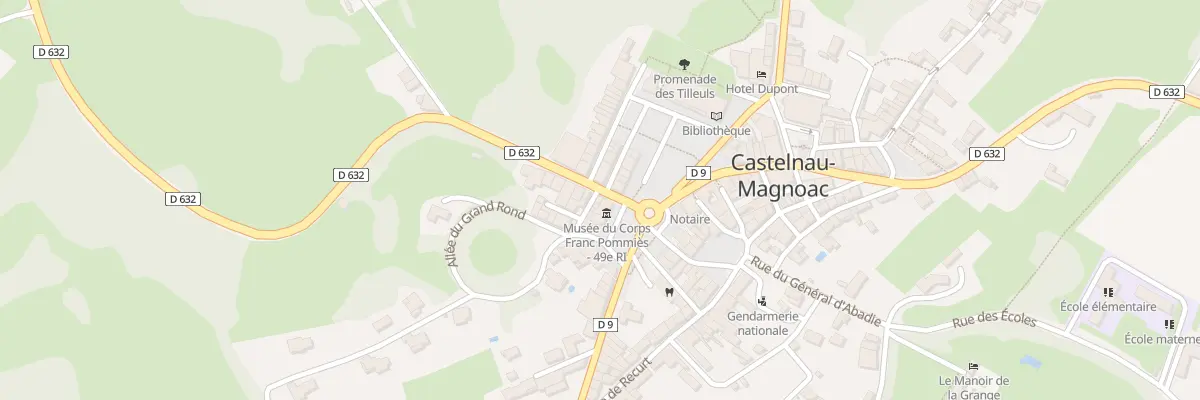 Plan du 3 Rue de Tarbes à Castelnau-Magnoac