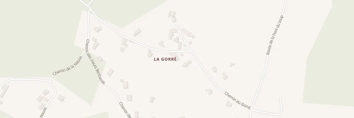 Plan du 459 Le Gorre à Neuvic