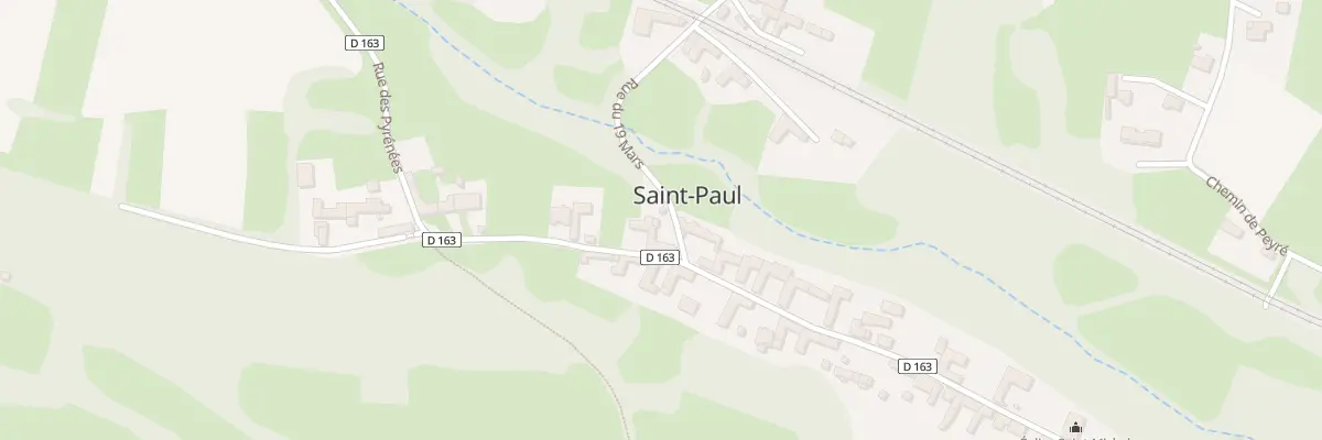 Plan du 39 Rue des Pyrenées à Saint-Paul