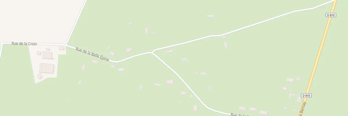 Plan du 26 Rue de la Belle Epine à La Poterie-Mathieu