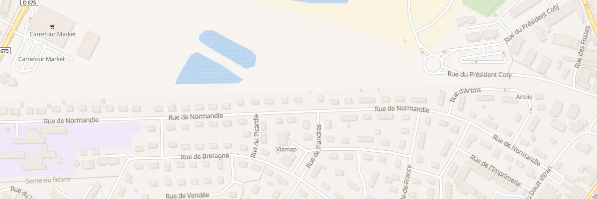 Plan du 32 Rue de Normandie à Pont-Audemer