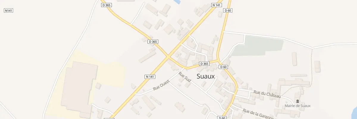 Plan du 6B Le Bourg à Suaux