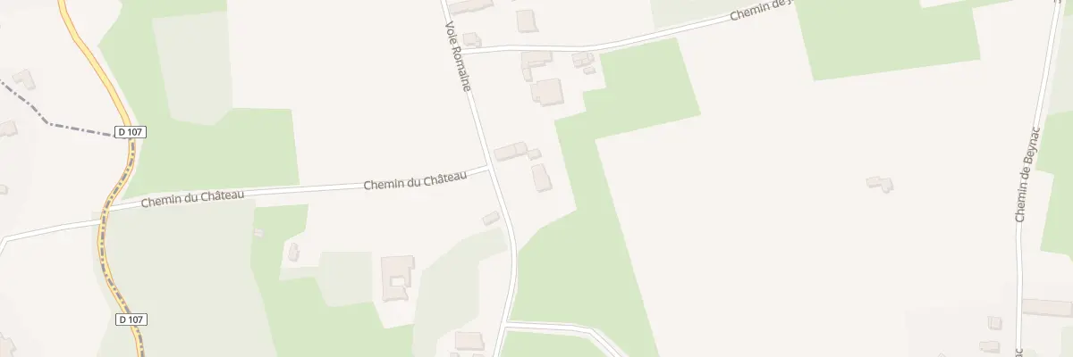 Plan du 1804 Vc Voie Romaine à Lembras