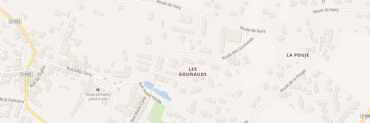 Plan du 2 Rte des Gounauds à Saint-Léon-sur-l’Isle