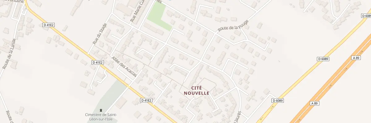 Plan du 47 Bd Jean Jaurès à Saint-Léon-sur-l’Isle