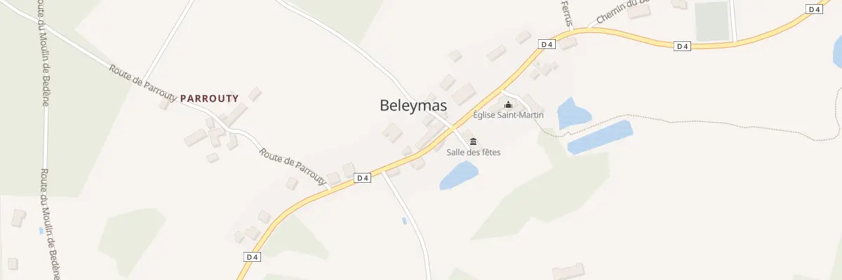 Plan du 6 Le Bourg-Nord à Beleymas