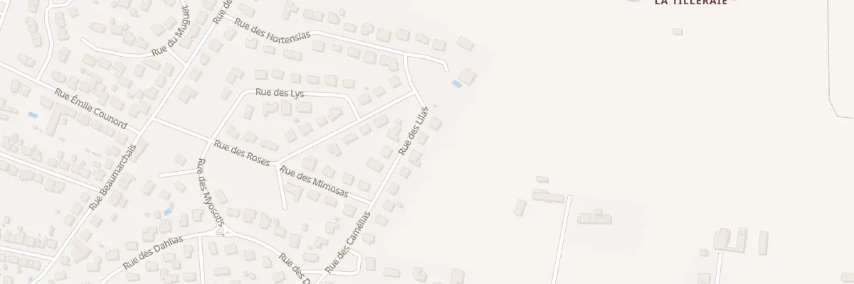 Plan du 11 Rue des Lilas à Bergerac