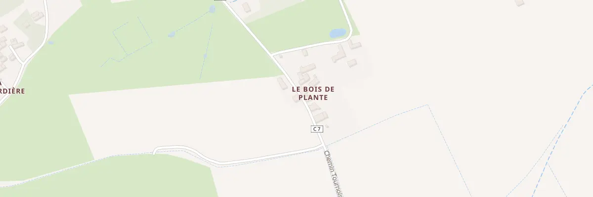 Plan du 6 Che Tournois à Berthenay
