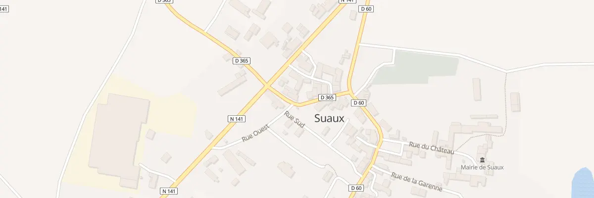 Plan du 6 Rue de Lussac à Suaux