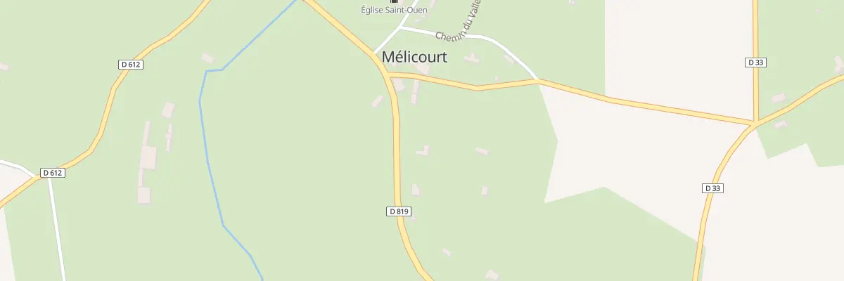 Plan du 39 Le Village à Mélicourt