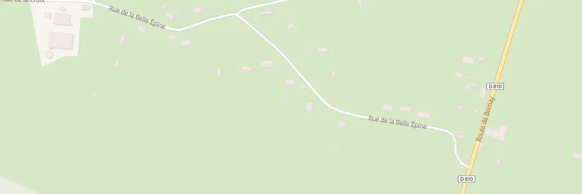 Plan du 22B Rue de la Belle Epine à La Poterie-Mathieu