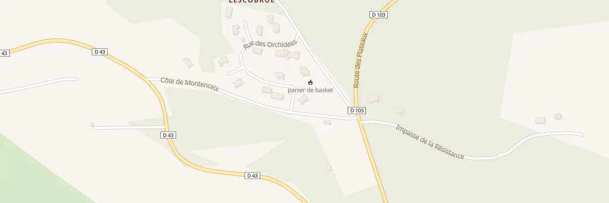 Plan du 40 Rue des Orchidées à Saint-Aquilin