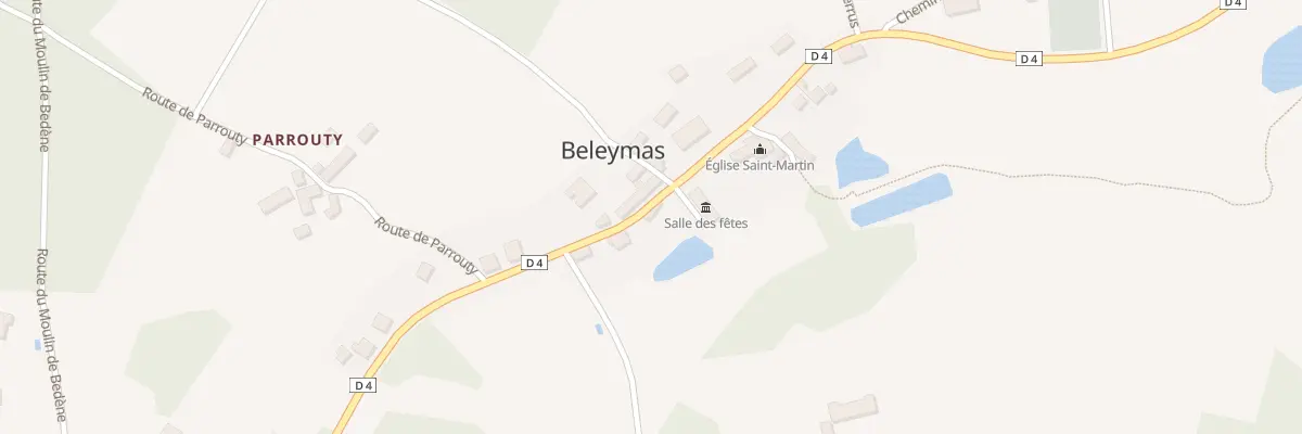 Plan du 14 Le Bourg-Sud à Beleymas