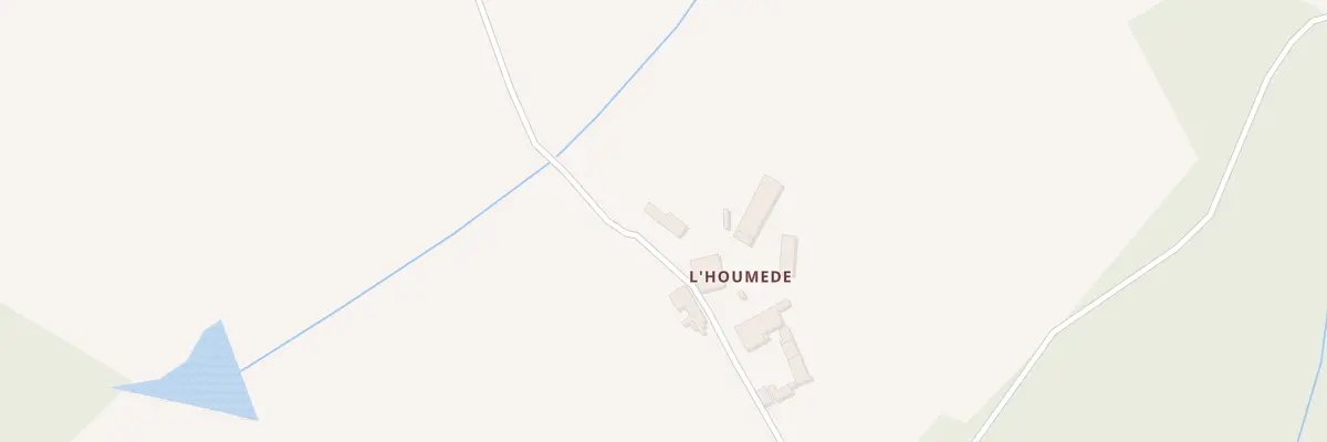 Plan du 10 L’Houmede à Alloue