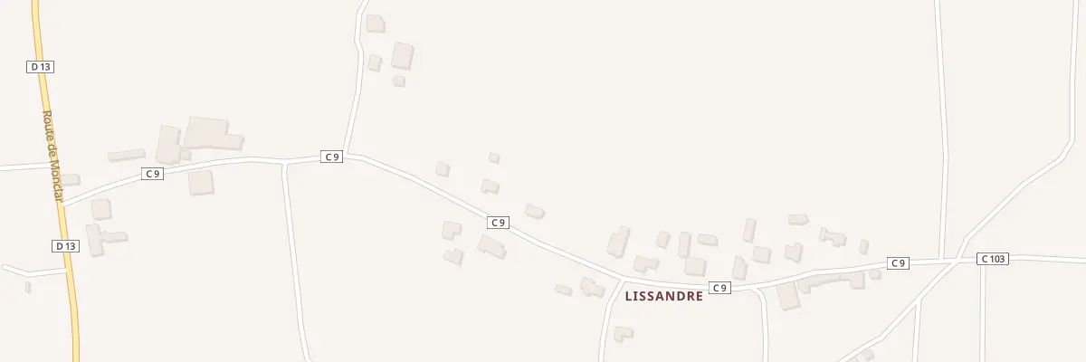 Plan du 461 Rte de Lissandre à Castelmoron-sur-Lot