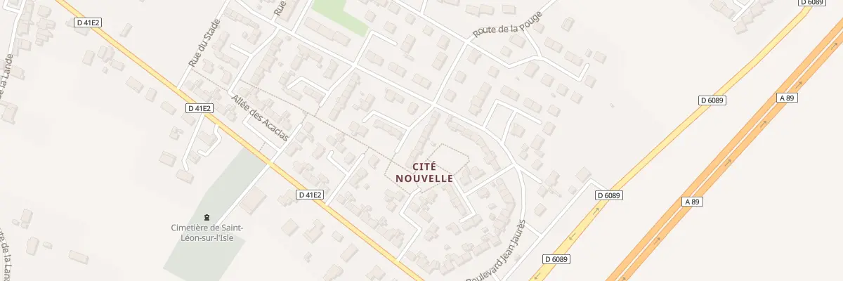 Plan du 9 Rue des Chênes à Saint-Léon-sur-l’Isle