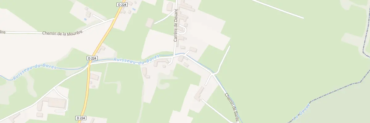 Plan du 10 Che de Bares à Arné