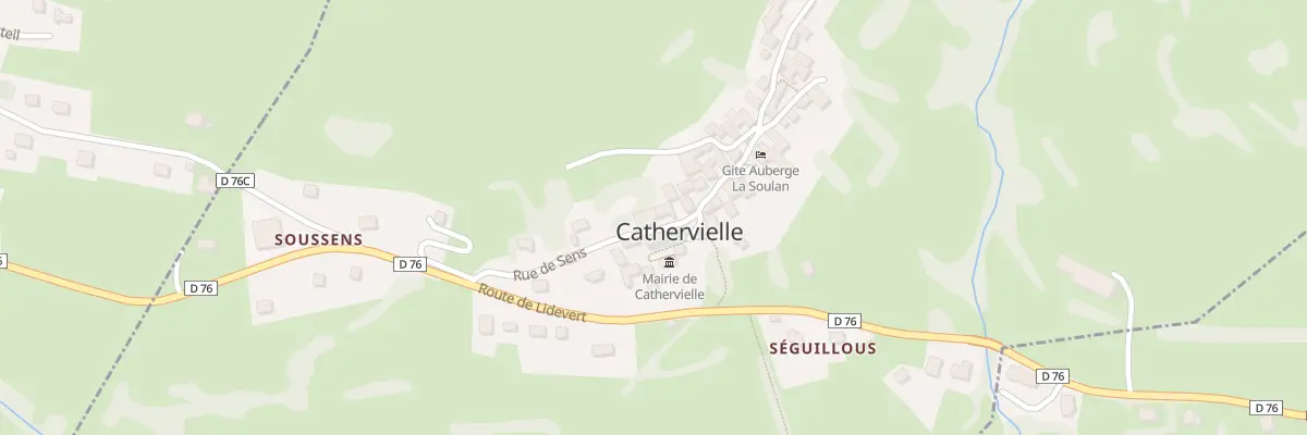 Plan du 14C Village à Cathervielle