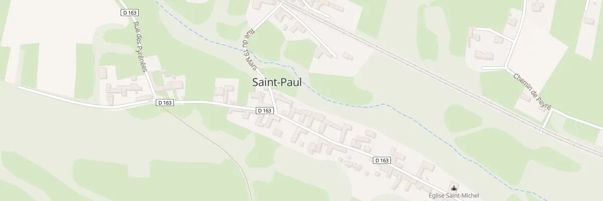 Plan du 35 Rue des Pyrenées à Saint-Paul