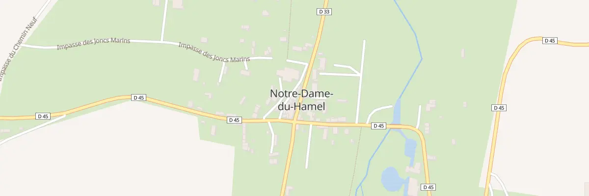 Plan du 38 Rue de l’Eglise Notre Dame à Notre-Dame-du-Hamel