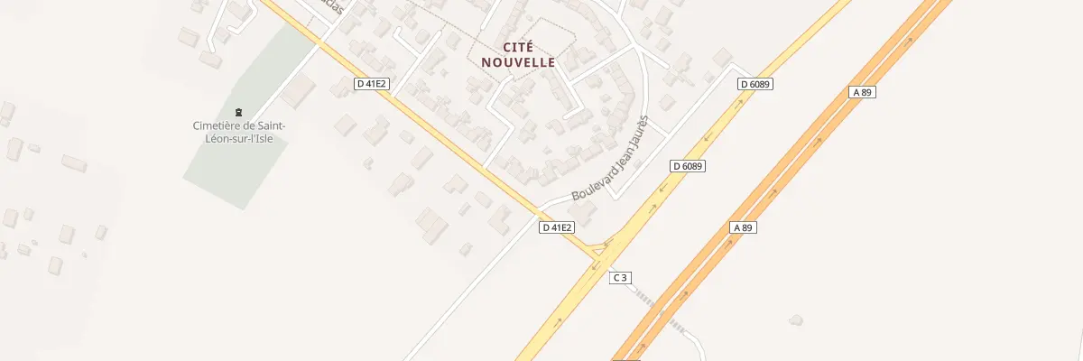 Plan du 1 Bd Jean Jaurès à Saint-Léon-sur-l’Isle