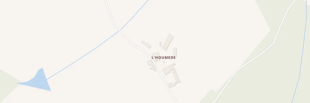 Plan du 8 L’Houmede à Alloue