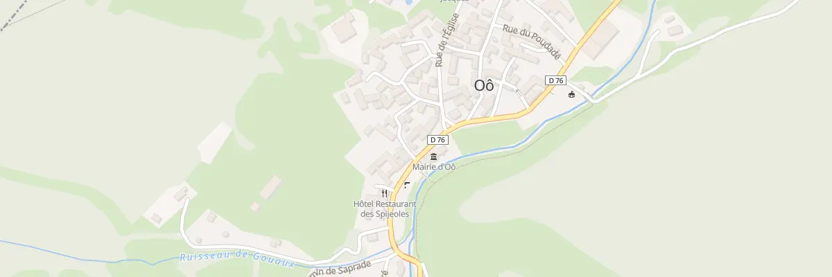 Plan du 12 Rte d’Astau à Oô