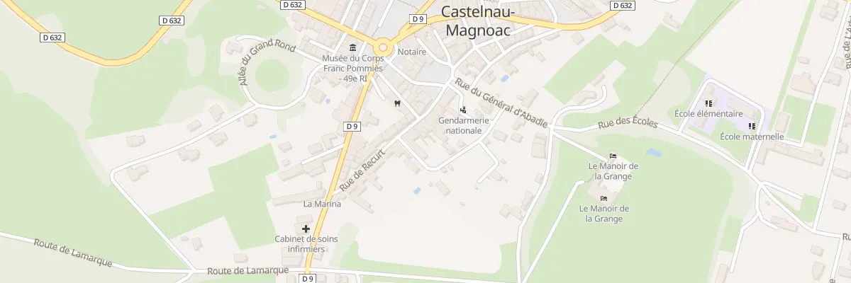 Plan du 11 Rue de Recurt à Castelnau-Magnoac