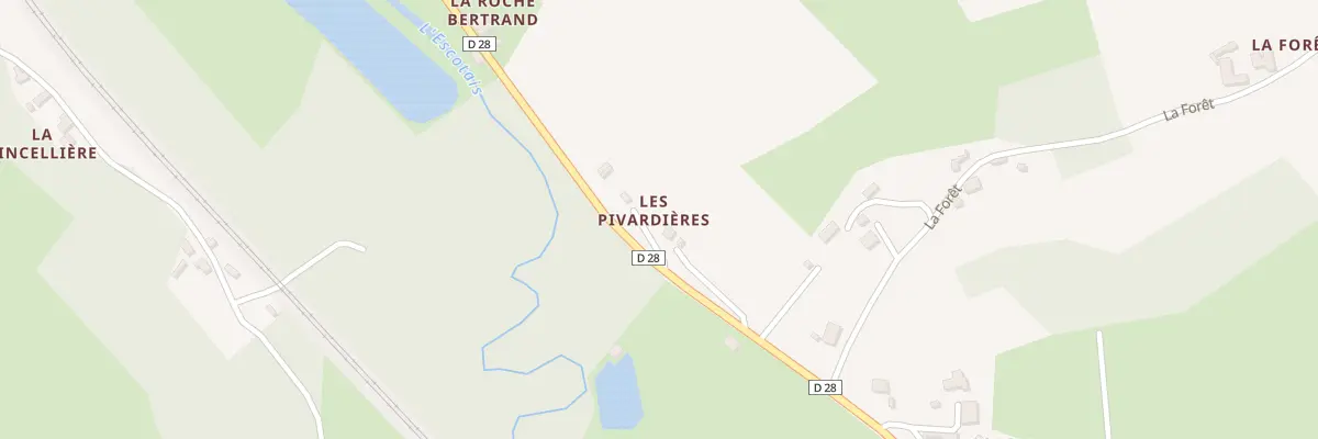 Plan du 515 La Roche Bertrand à Saint-Paterne-Racan