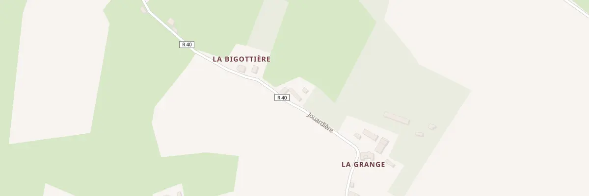 Plan du 1 La Bigottiere à Nogent-le-Bernard