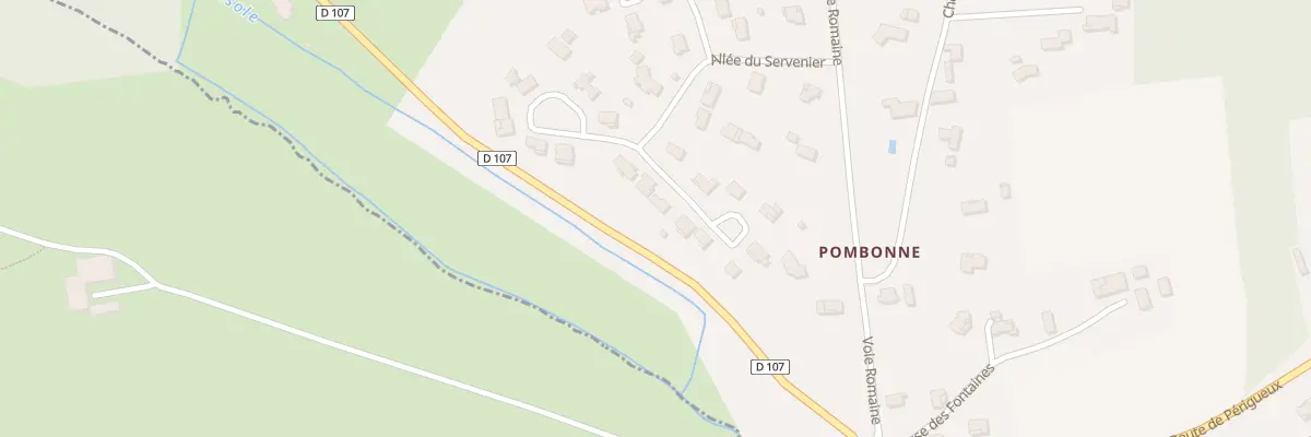 Plan du 228 All du Servenier à Lembras