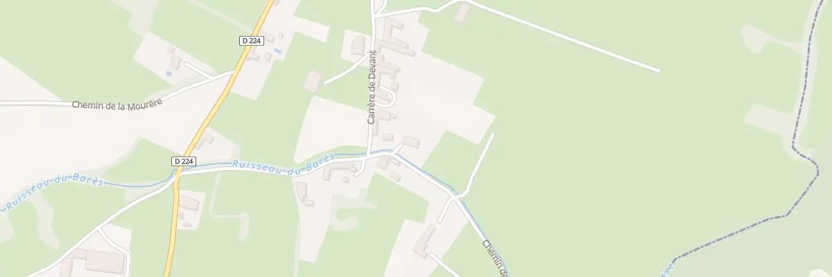 Plan du 1 Che de Bares à Arné