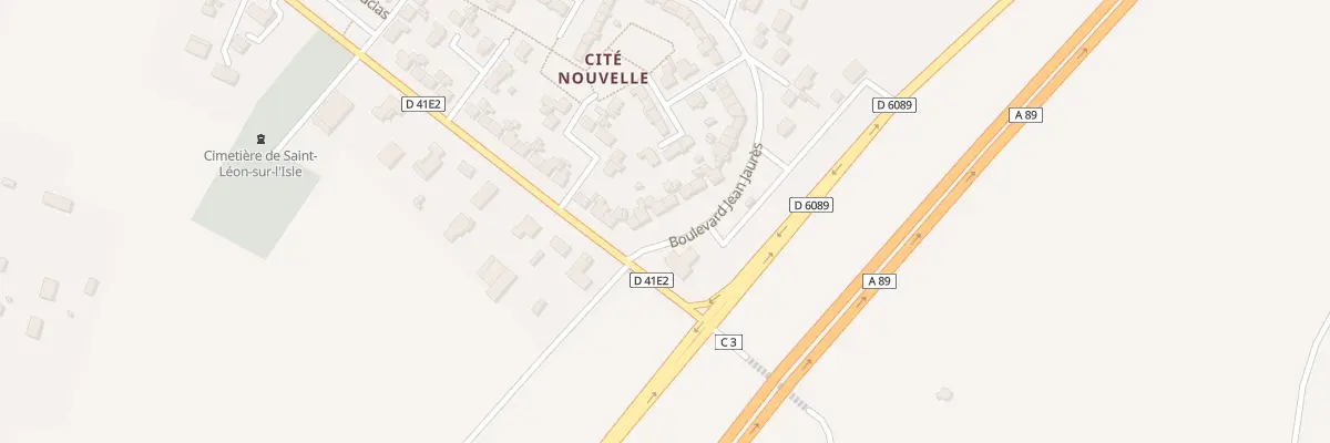 Plan du 5 Bd Jean Jaurès à Saint-Léon-sur-l’Isle