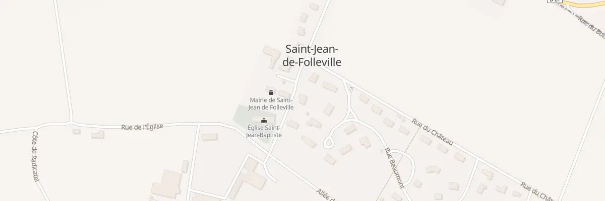 Plan du 1 Rue de l’Eglise à Saint-Jean-de-Folleville