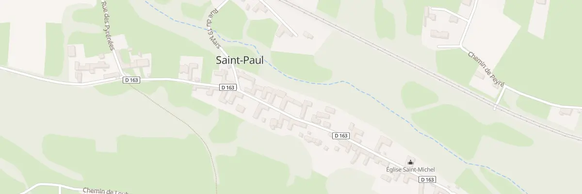Plan du 29 Rue des Pyrenées à Saint-Paul