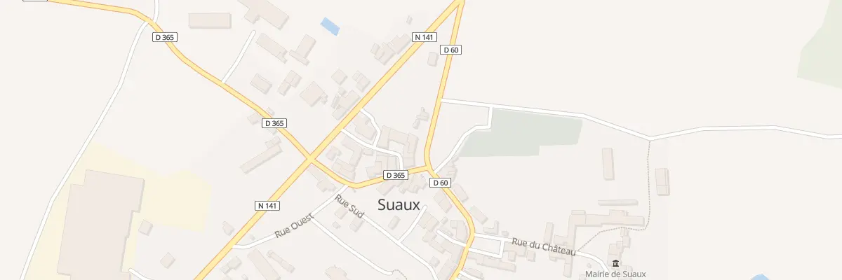 Plan du 13 Rue du Centre à Suaux