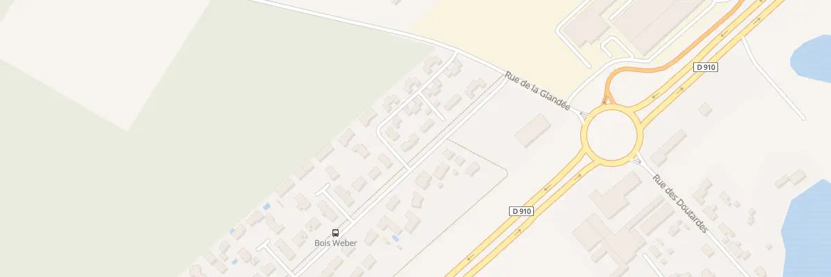 Plan du 6 Av du Bois Weber à Naintré