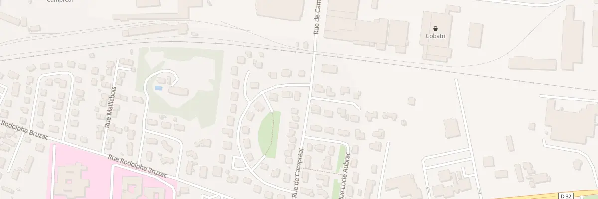 Plan du 22 Rue de Campréal à Bergerac