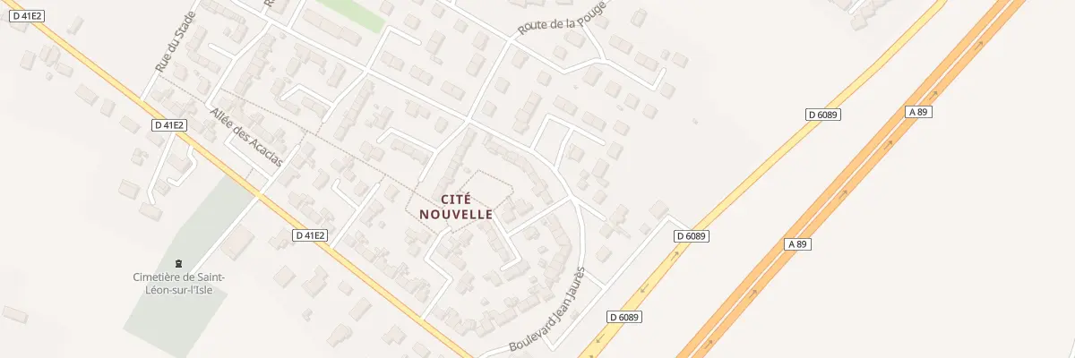 Plan du 35 Bd Jean Jaurès à Saint-Léon-sur-l’Isle