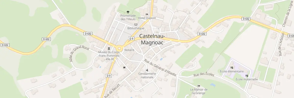 Plan du 3 Rue des Chapeliers à Castelnau-Magnoac