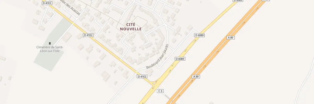 Plan du 13 Bd Jean Jaurès à Saint-Léon-sur-l’Isle