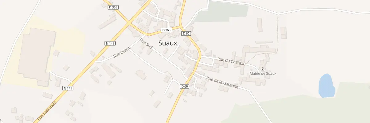 Plan du 9 Rue Sud à Suaux