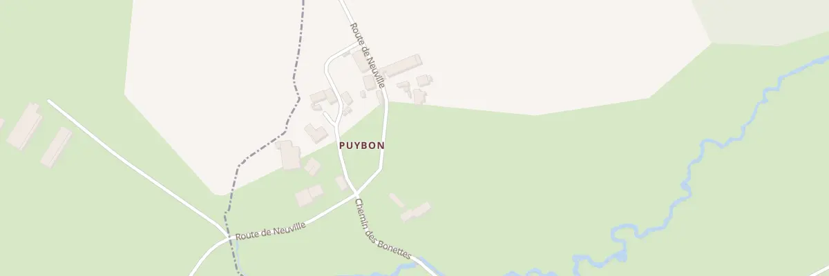 Plan du 2 Rte de Neuville à Montbron