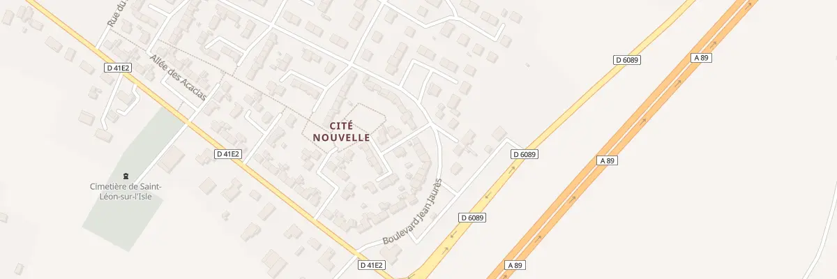 Plan du 29 Bd Jean Jaurès à Saint-Léon-sur-l’Isle